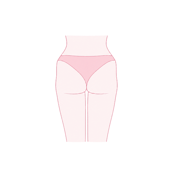 バイオリン尻のイラスト