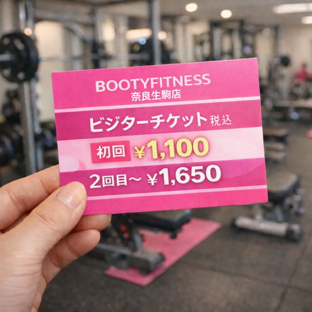 ビジターチケット 初回1,100円・2回目以降1,650円